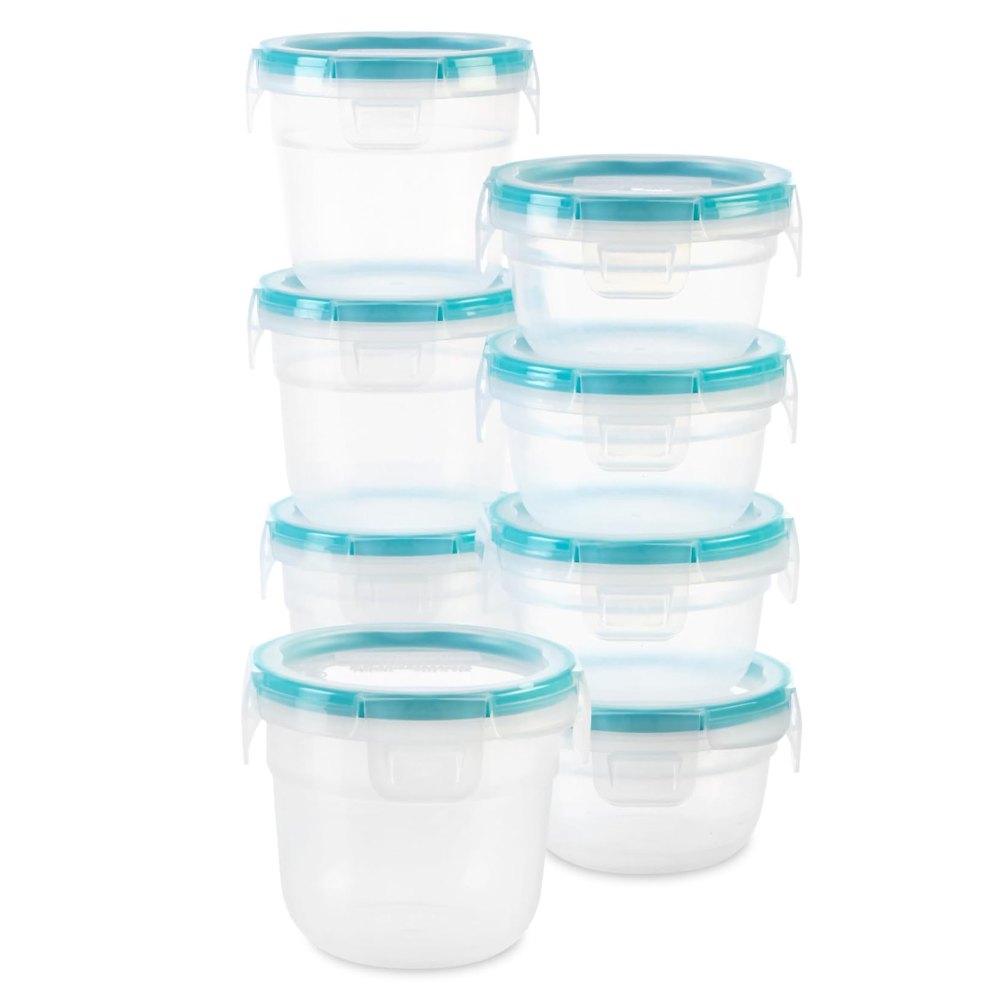 Snapware Plastic Total Solution 16-Pc Set, (4) 2-Cup & (4)
