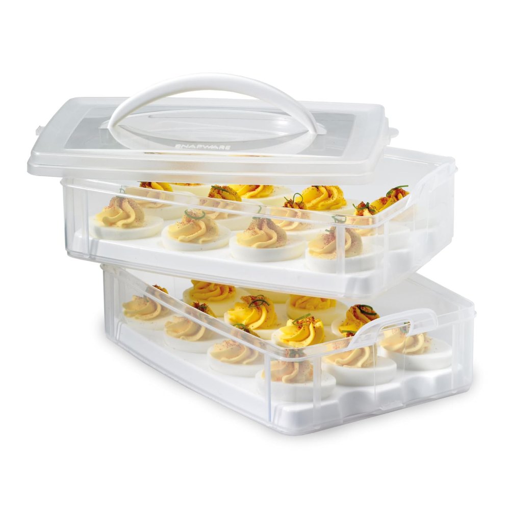 Snapware: snap 'n stack, deviled-egg edition